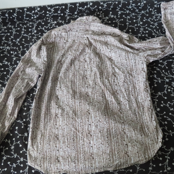 rare gitman vintage tree bark print button up shirt XL - Picture 3 of 4